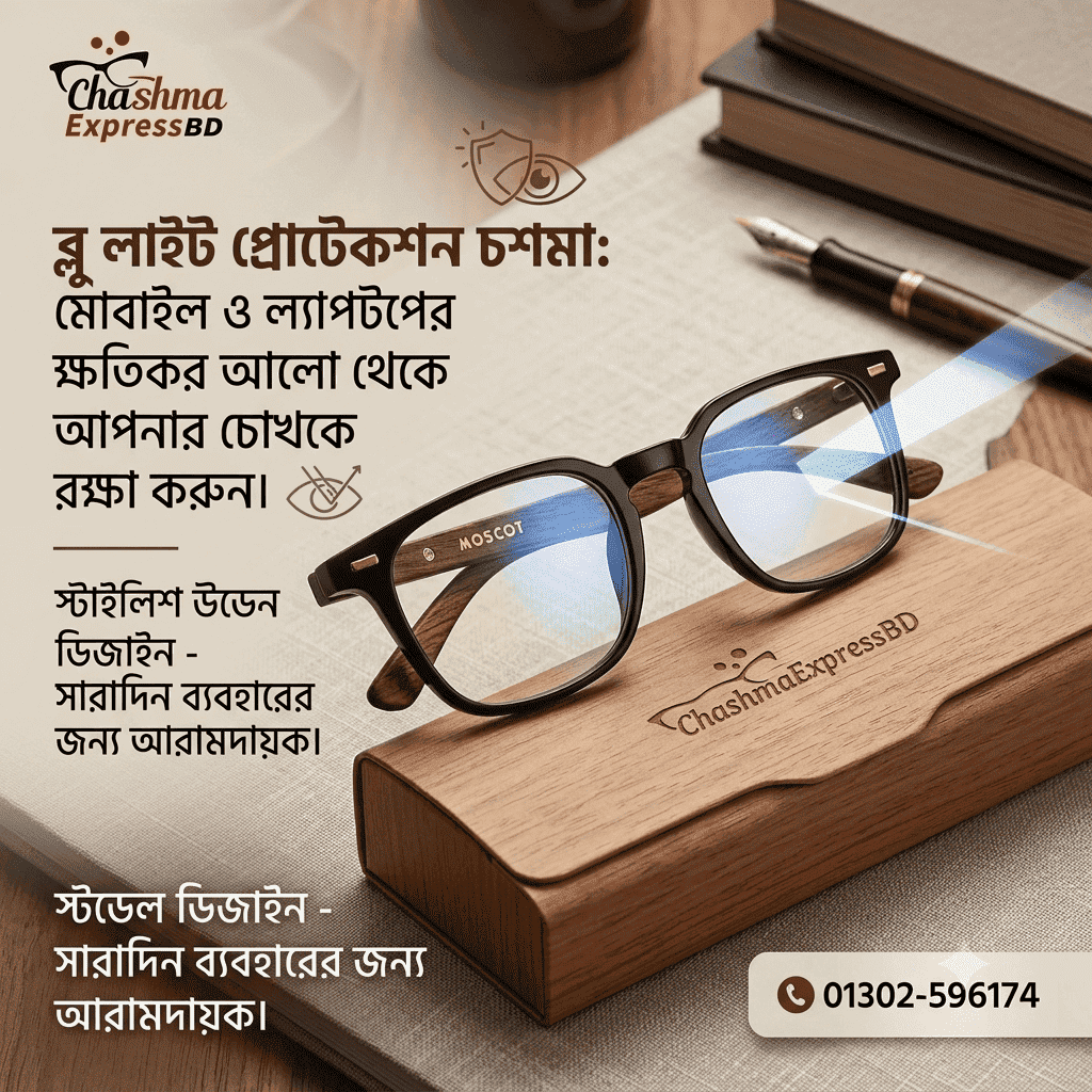 Blue Cut চশমা UV Protection